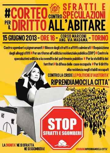 За права на жилье в Турине